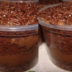 Receita de Bolo no Pote Brigadeiro